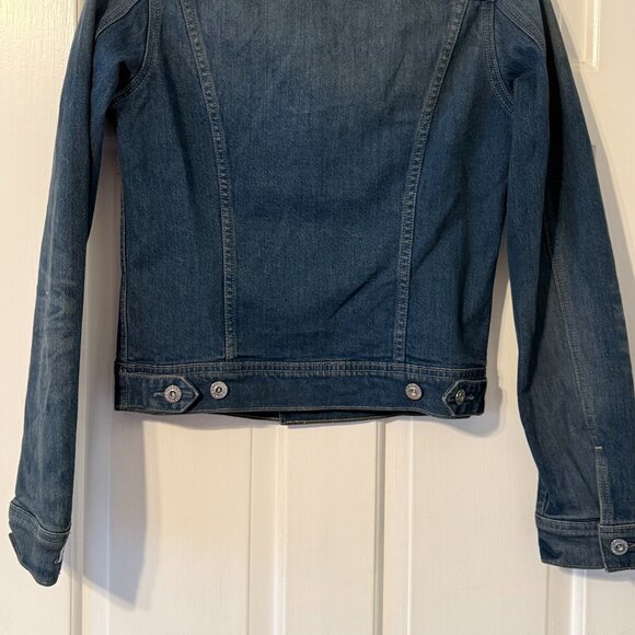 AG Adriano Goldschmied Denim Robyn Jacket Small Alliance Blue Stretch. New with - Picture 11 of 13